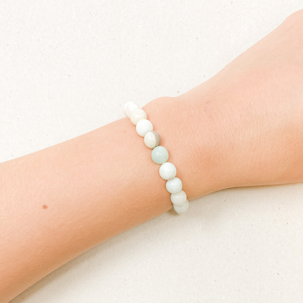 Mixed Amazonite 8mm Gemstone Bracelet