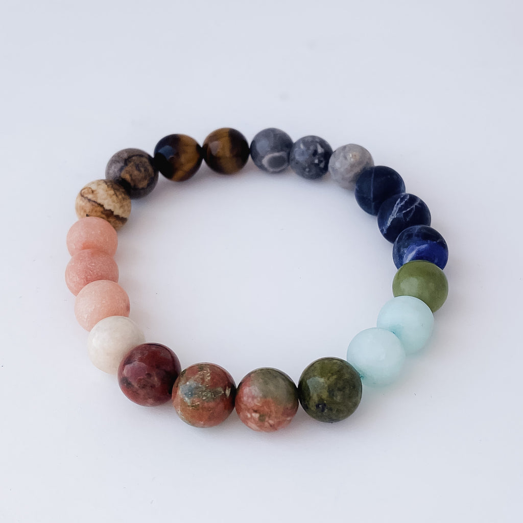 7 Chakra Stone Bracelet