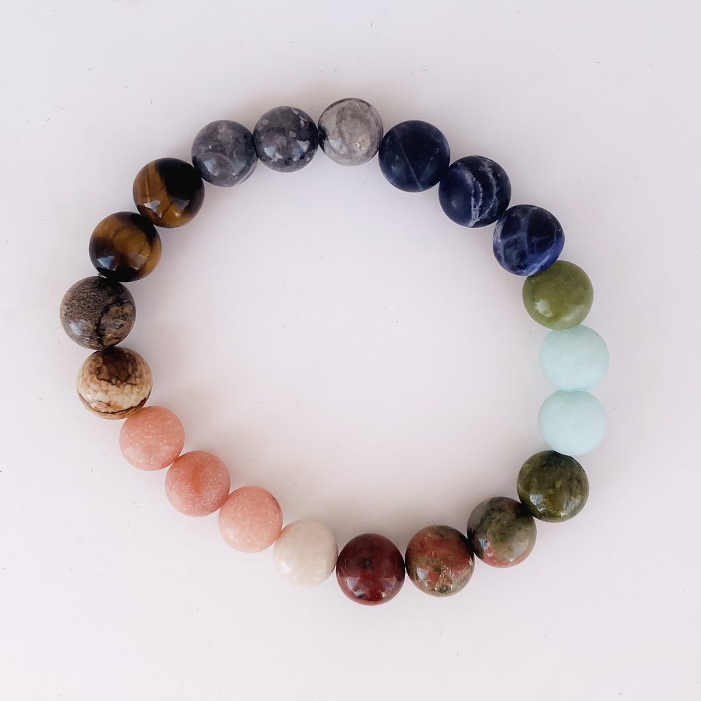 7 Chakra Stone Bracelet