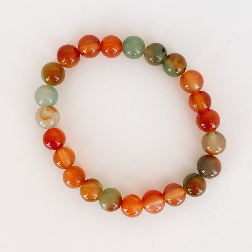 Orange Onyx Active Energy Bracelet