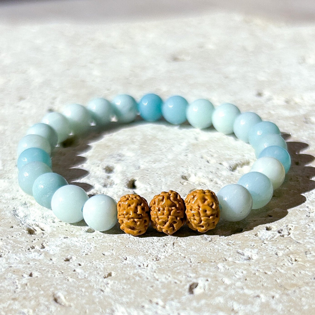 Light Amazonite - Zen Diffuser Bracelet