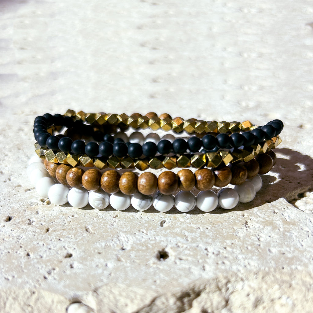 Serenity Diffuser Bracelet Stack