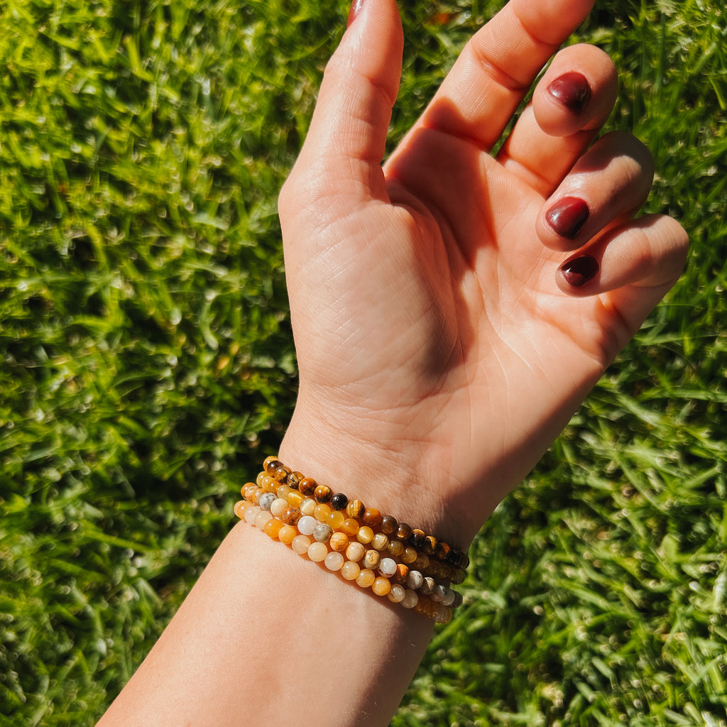 Crazy Lace Agate Gemstone Bracelet