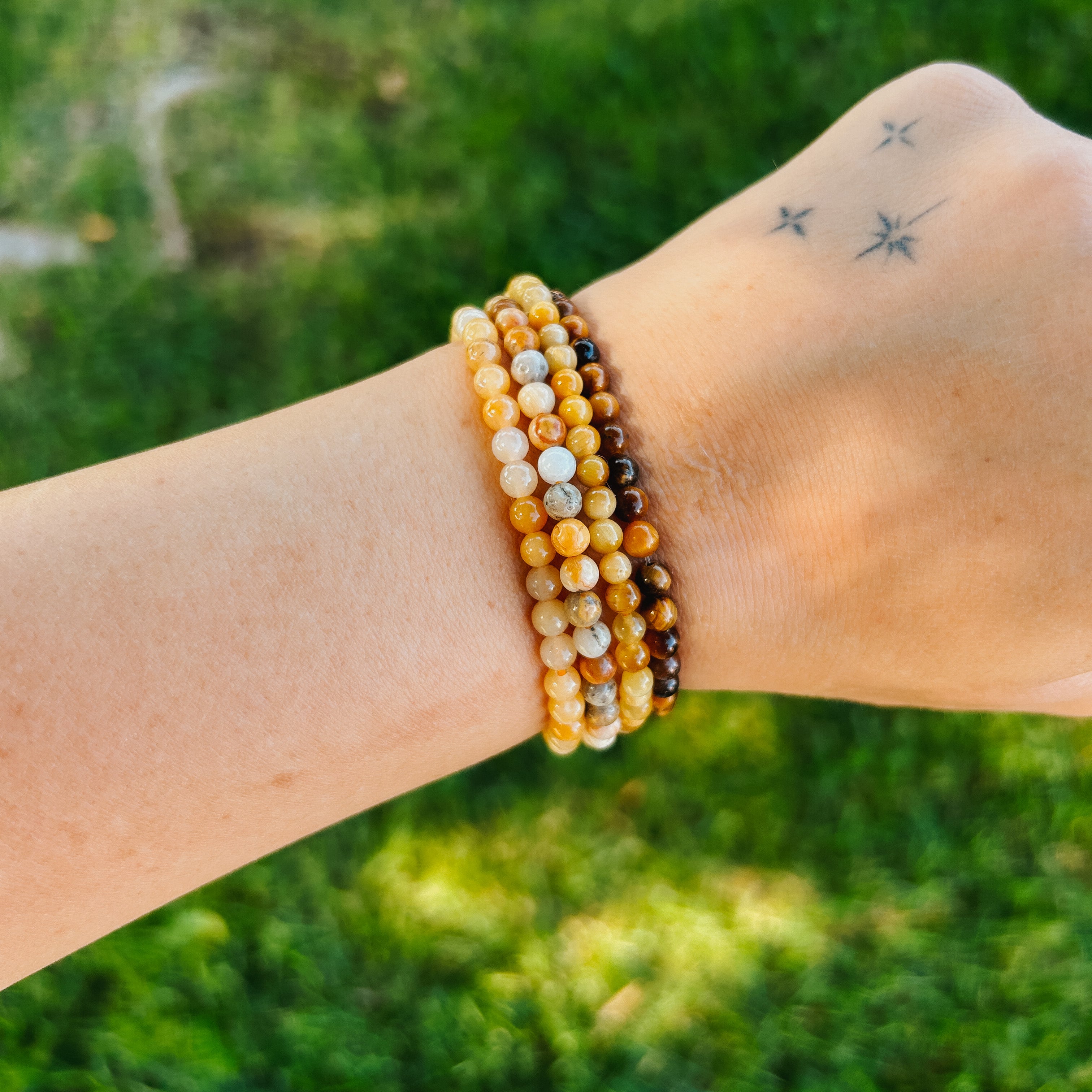 Flower Agate Bracelet – Crystal Love Collective