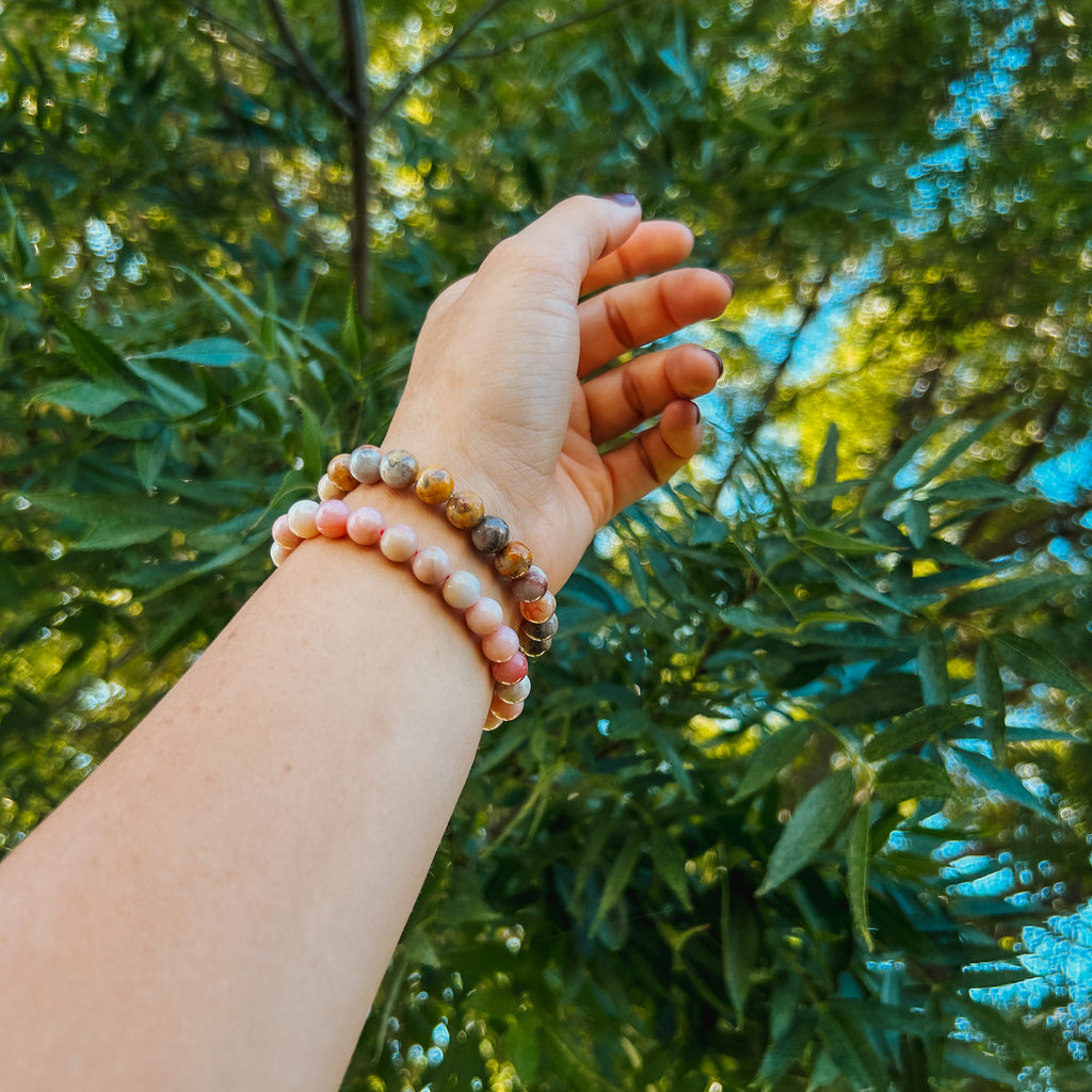 Sunstone 8mm Gemstone Bracelet