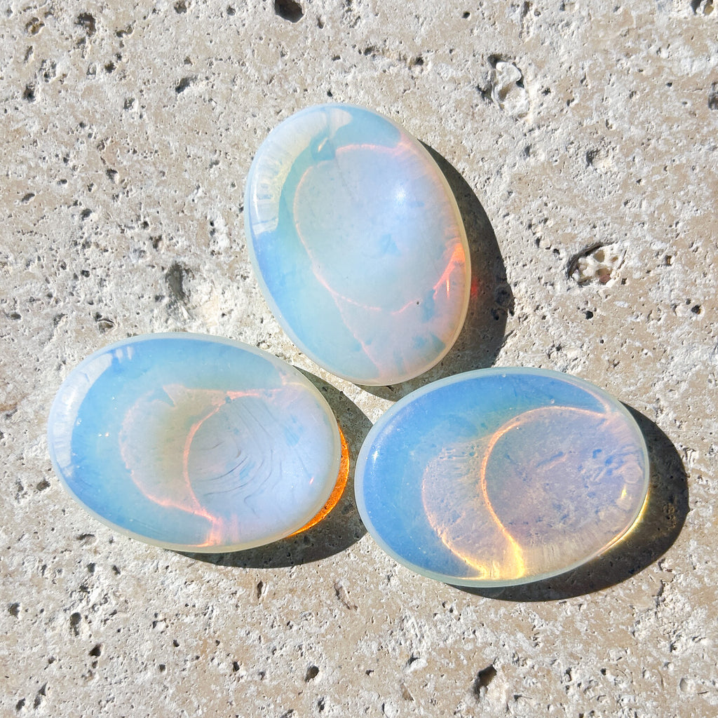 Small Moonstone Worry Stone