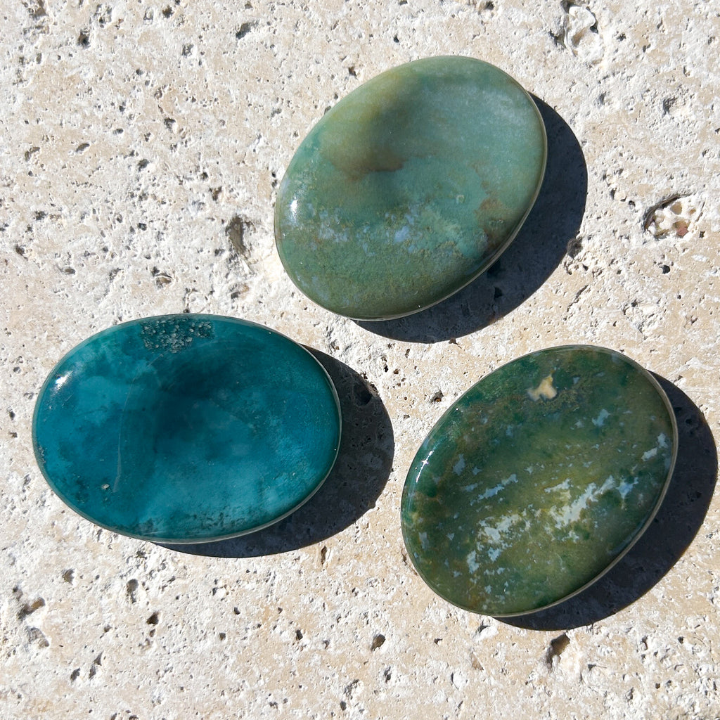 Small Indian Agate Worry Stone