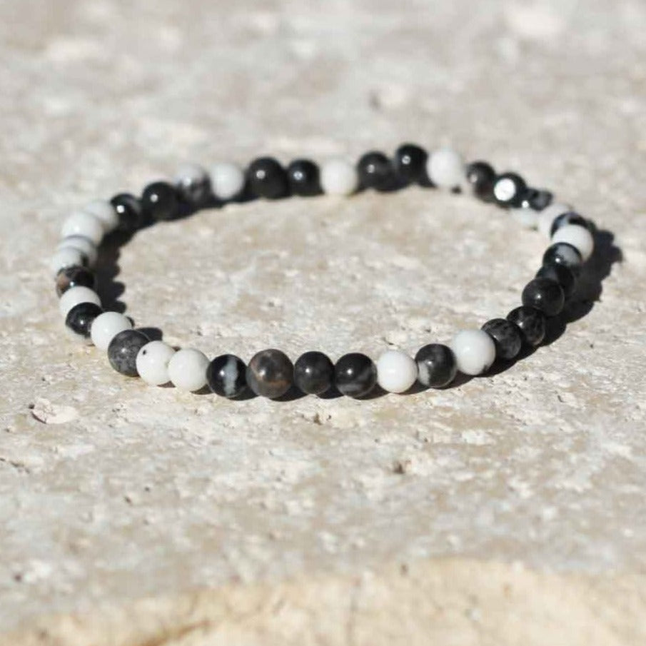 Zebra Jasper Gemstone Bracelet