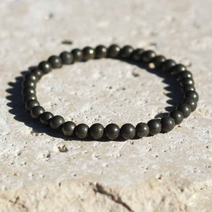 Pyrite Gemstone Bracelet