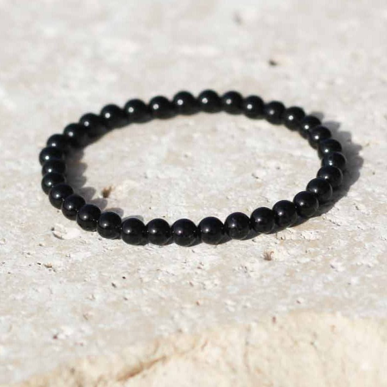 Black Agate Gemstone Bracelet