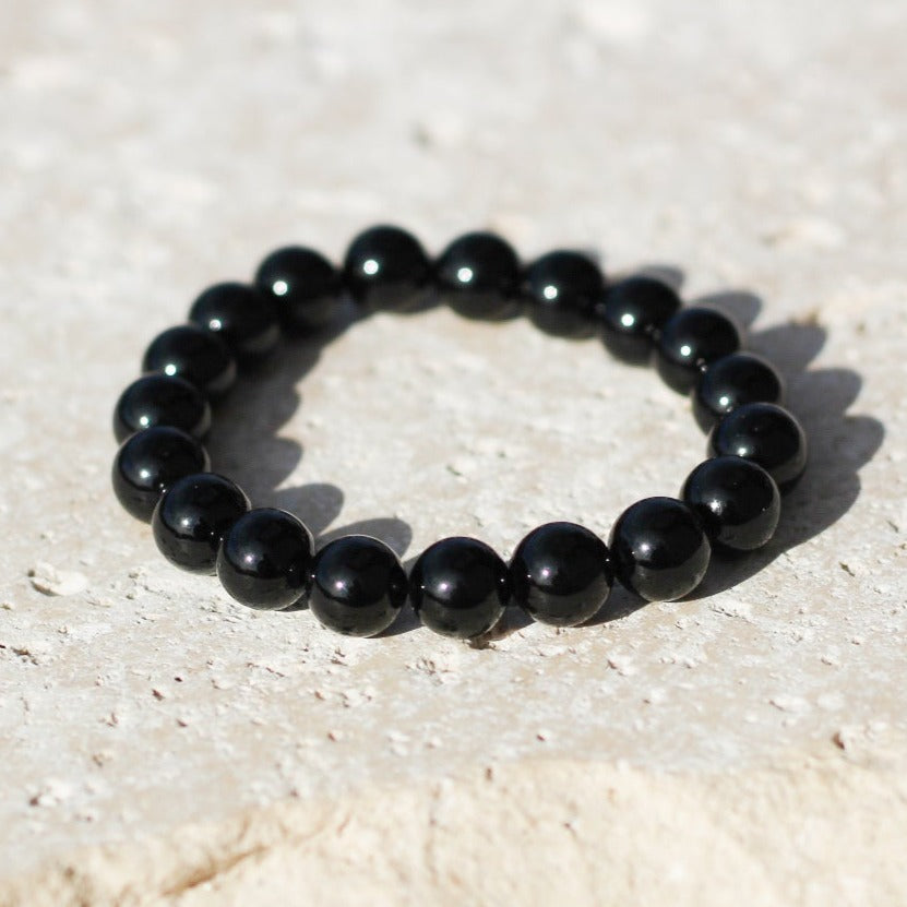 Black Tourmaline 8mm Gemstone Bracelet