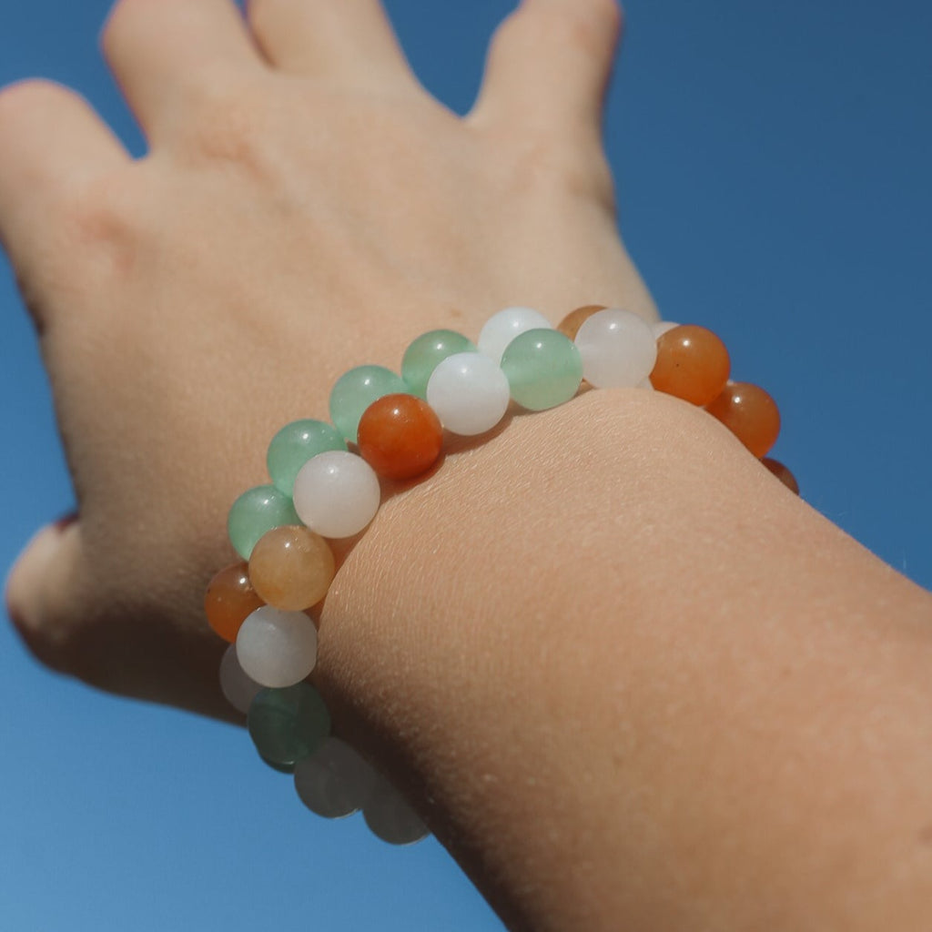 Mixed Jade 8mm Gemstone Bracelet