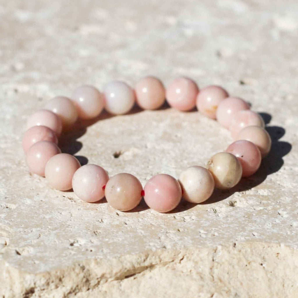 Pink Opal 8mm Gemstone Bracelet