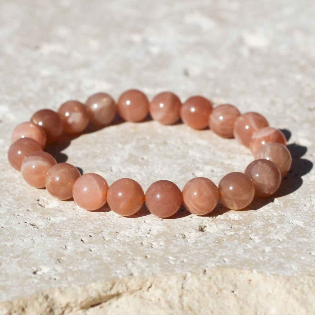 Sunstone 8mm Gemstone Bracelet