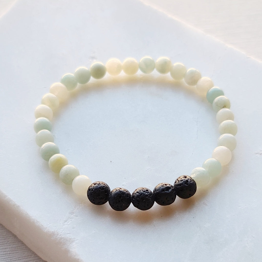 Amazonite Ocean Dreaming  Diffuser Bracelet