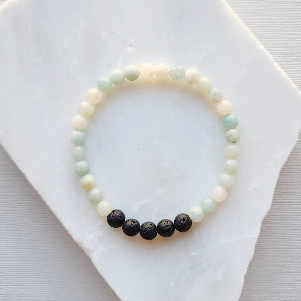 Amazonite Ocean Dreaming  Diffuser Bracelet