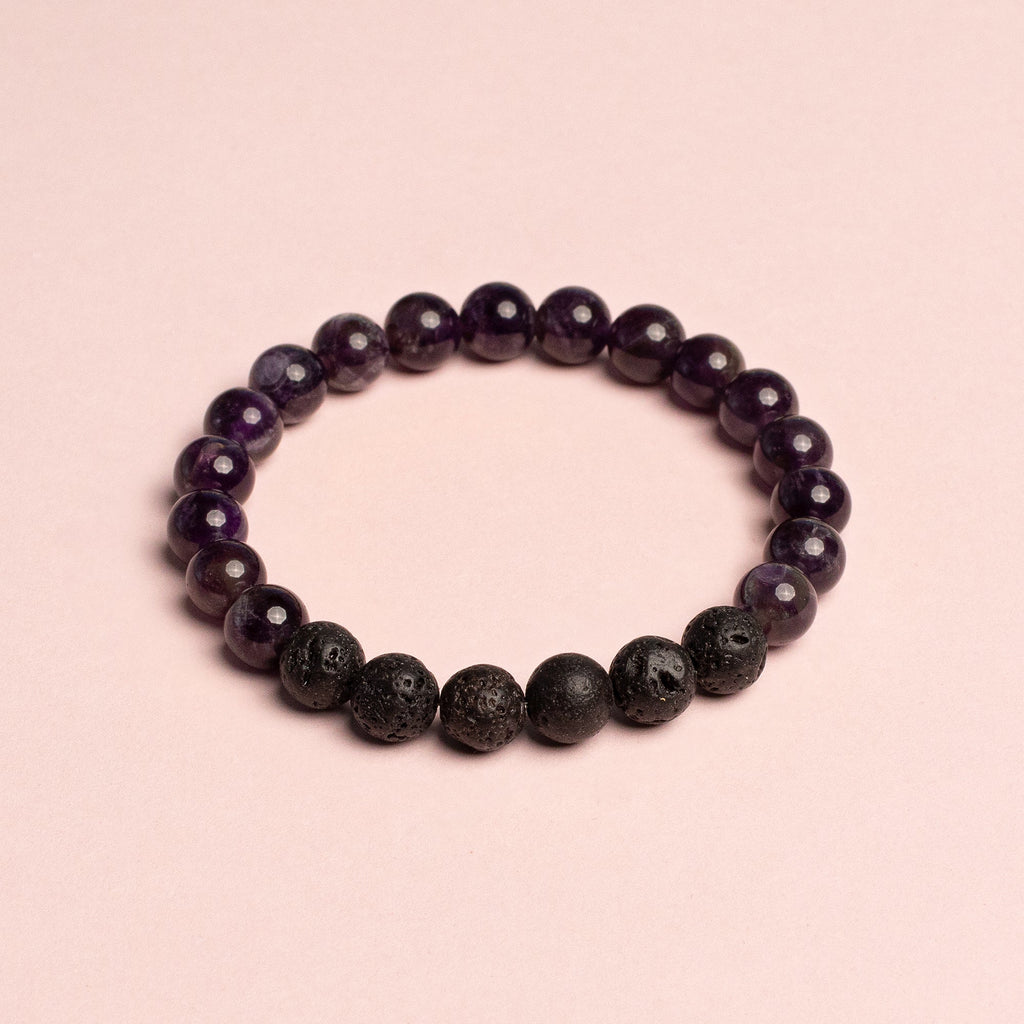 Amethyst Peaceful Diffuser Bracelet