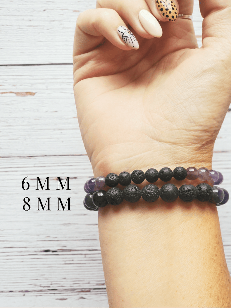 Amethyst Peaceful Diffuser Bracelet