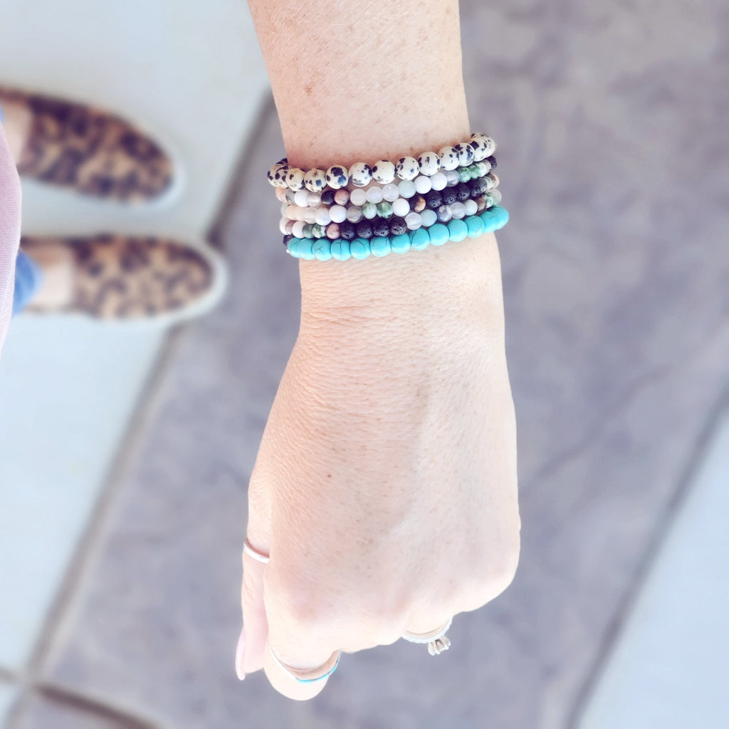 Dalmatian Jasper Diffuser Bracelet