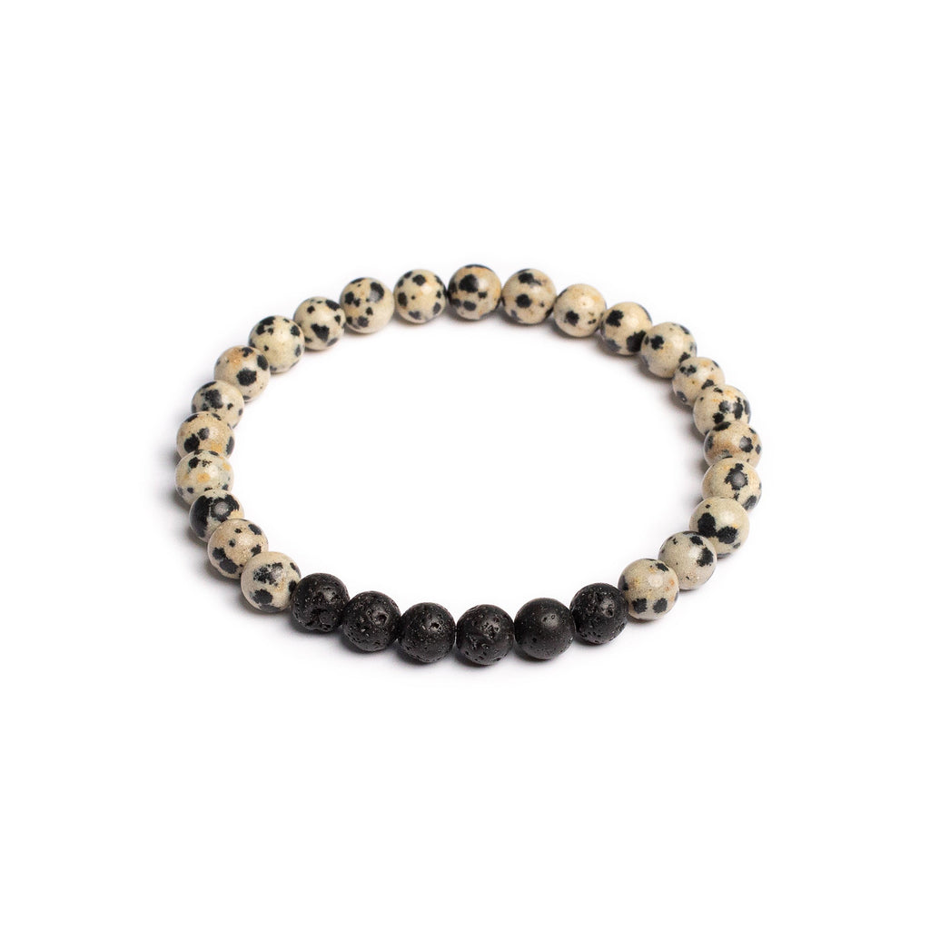 Dalmatian Jasper Diffuser Bracelet