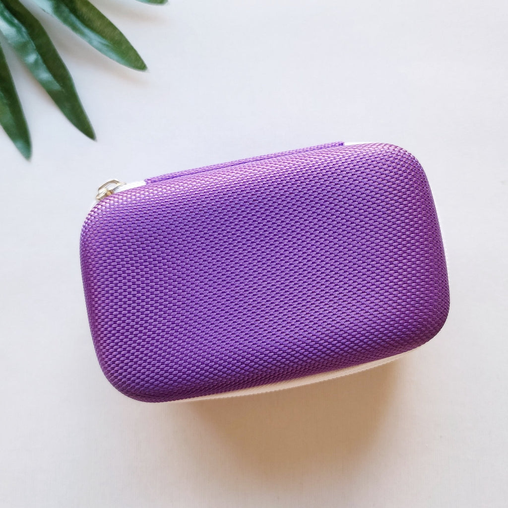 Essential Oils Carrying Case - Hard Shell - Holds (8) 5 ml or 10 ml Vials