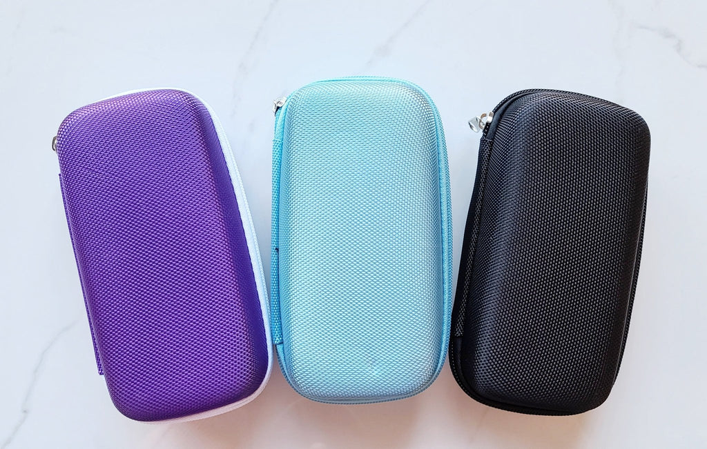Textured Hard Shell Essential Oil Carry Case - Holds (10) 5 ML or 10 ML Bottles