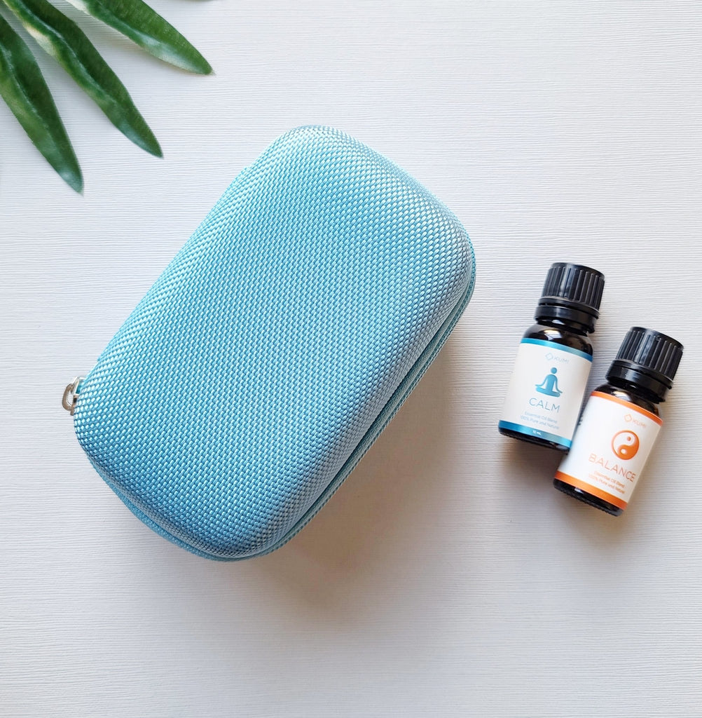 Textured Hard Shell Essential Oil Carrying Case - Holds 8 Bottles (5ML or 10ML)