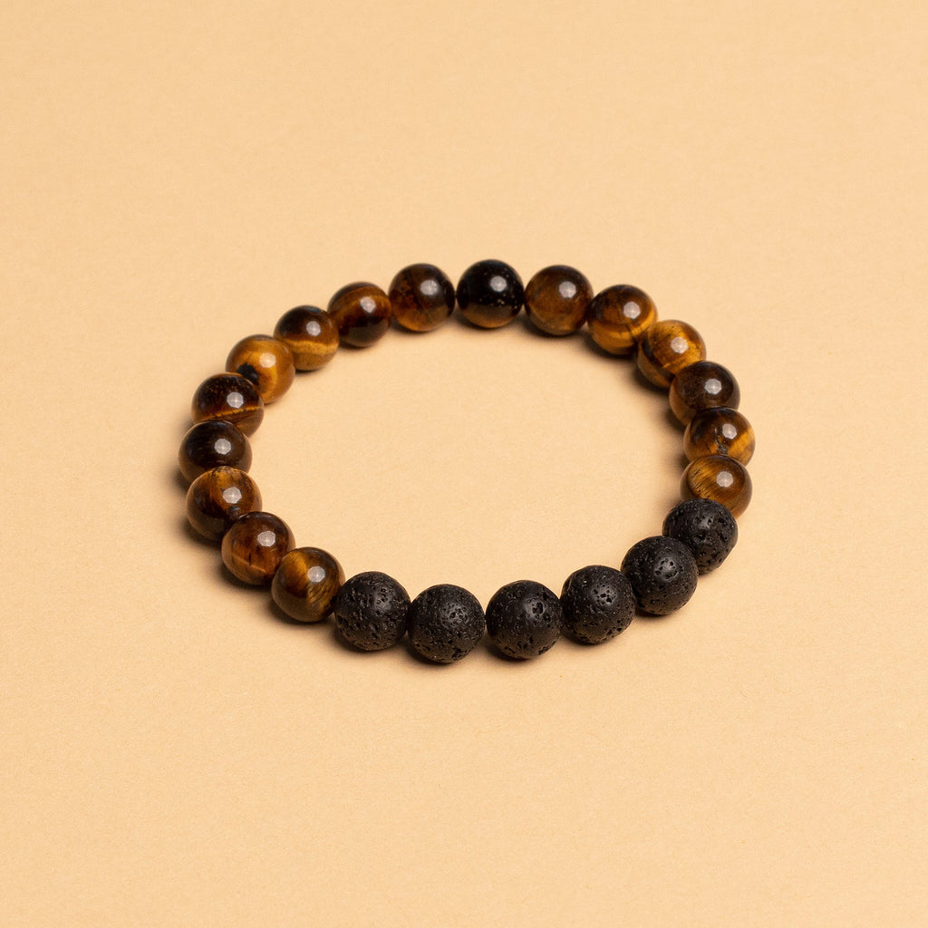 Tigers Eye Strength Diffuser Bracelet